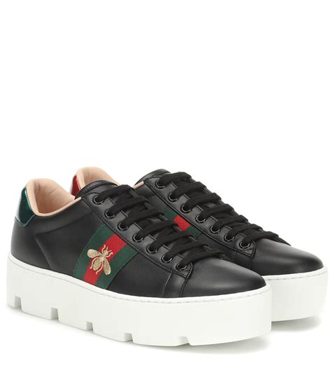 gucci ace leather sneaker sizing|gucci ace sneakers men discounted.